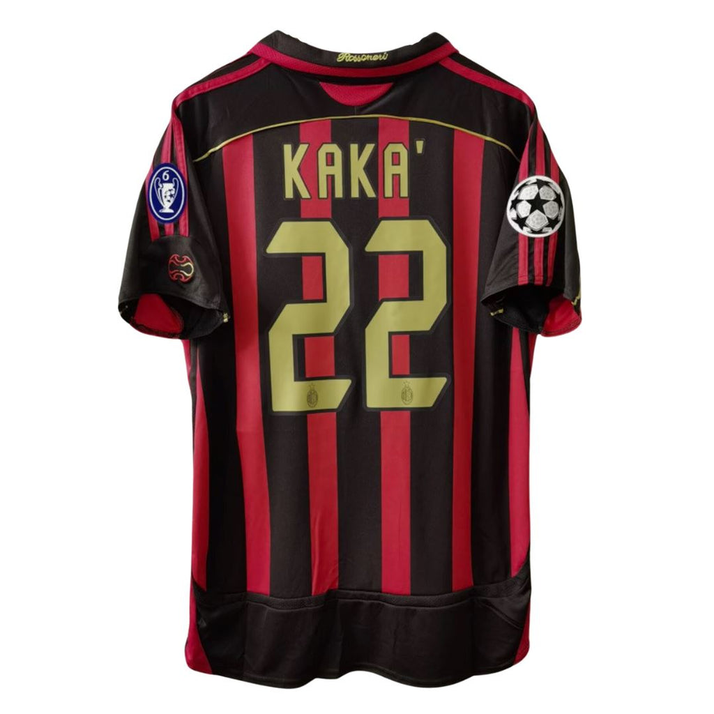 AC Milan 06/07 Champions League Final Home Jersey S/ Sleeve