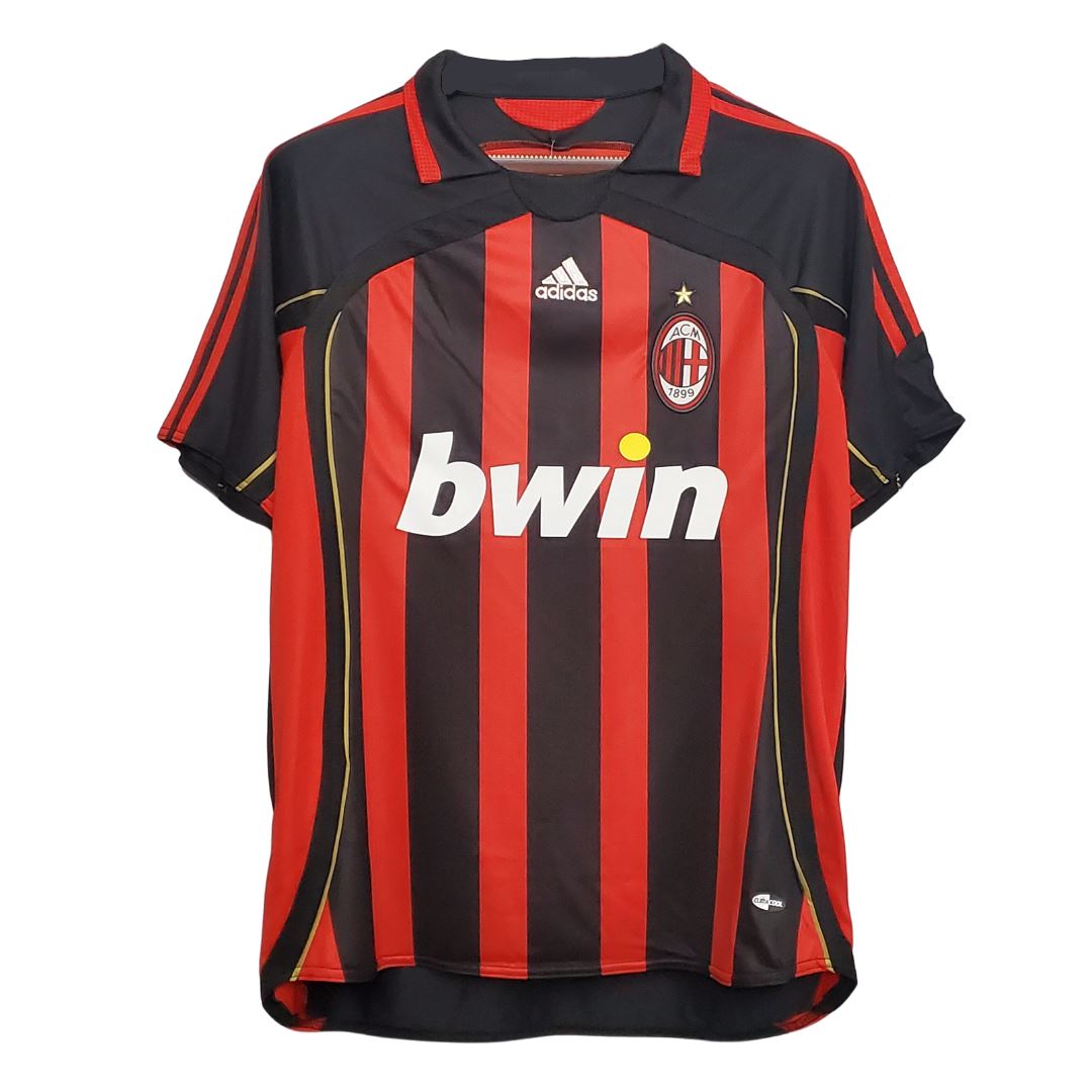 AC Milan 06/07 Champions League Final Home Jersey S/ Sleeve