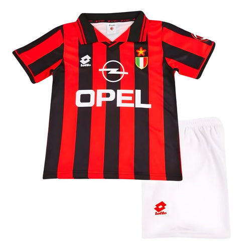 1996/97 AC Milan Home Jersey Kids Retro Edition