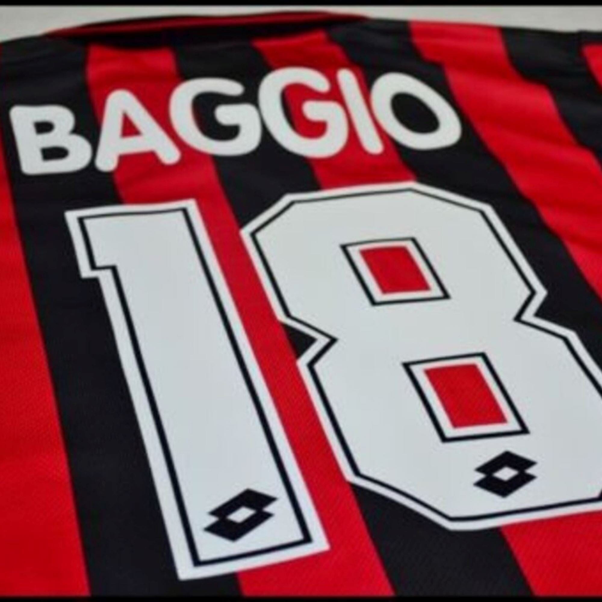1995/96 AC Milan Baggio Jersey