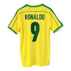 1998 Brazil Home Jersey Ronaldo 9