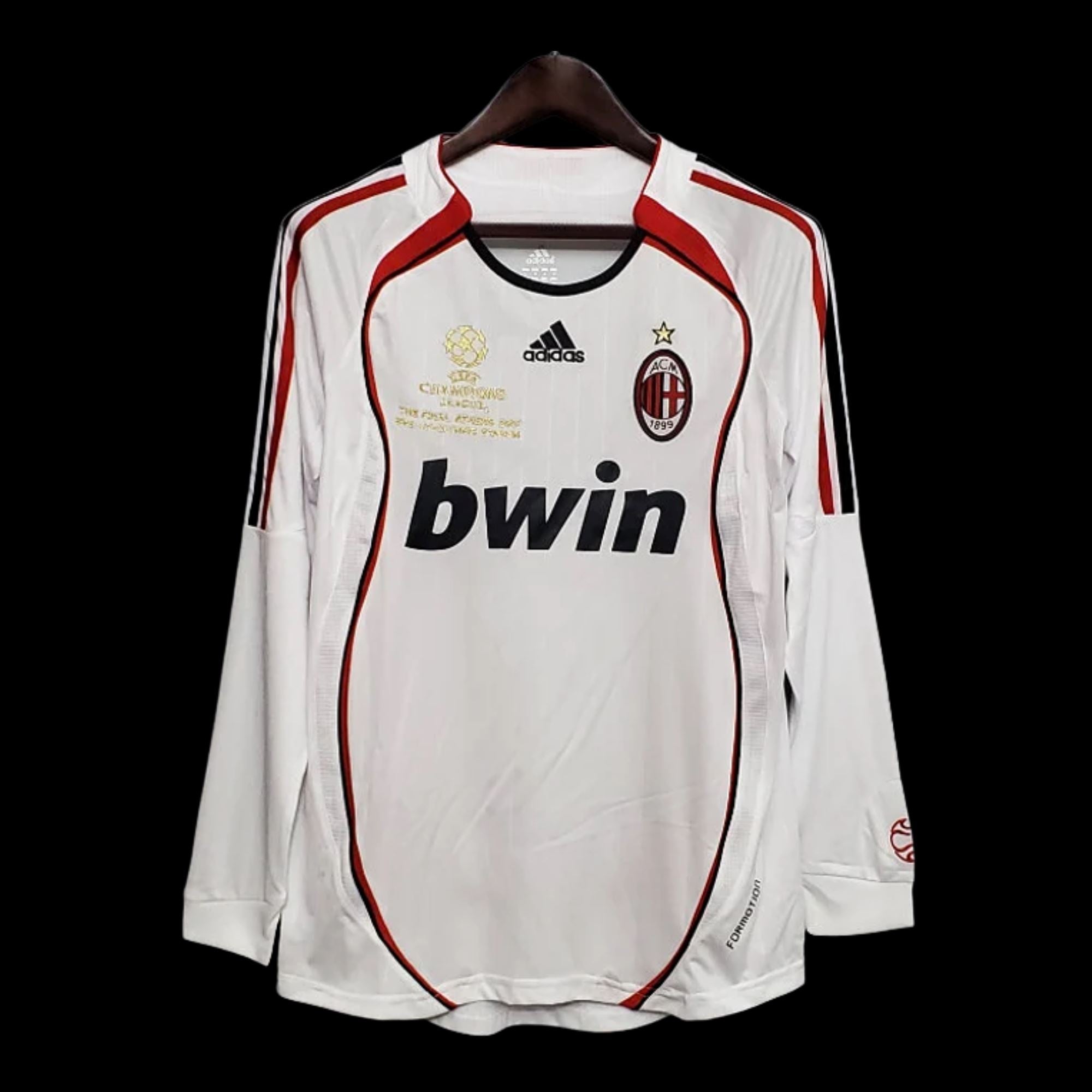 AC Milan 2006/07 UEFA Champions League Final Jersey L / Sleeve
