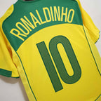 2004 BRAZIL HOME JERSEY – RONALDINHO 10