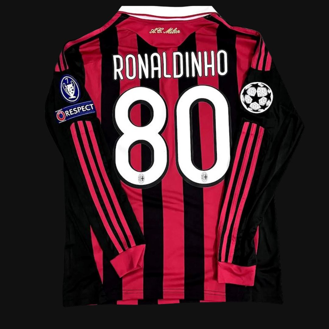2009/10 AC Milan Home Jersey Long Sleeve
