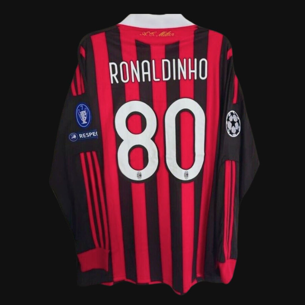 2009/10 AC Milan Home Jersey Long Sleeve