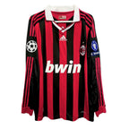 2009/10 AC Milan Home Jersey Long Sleeve