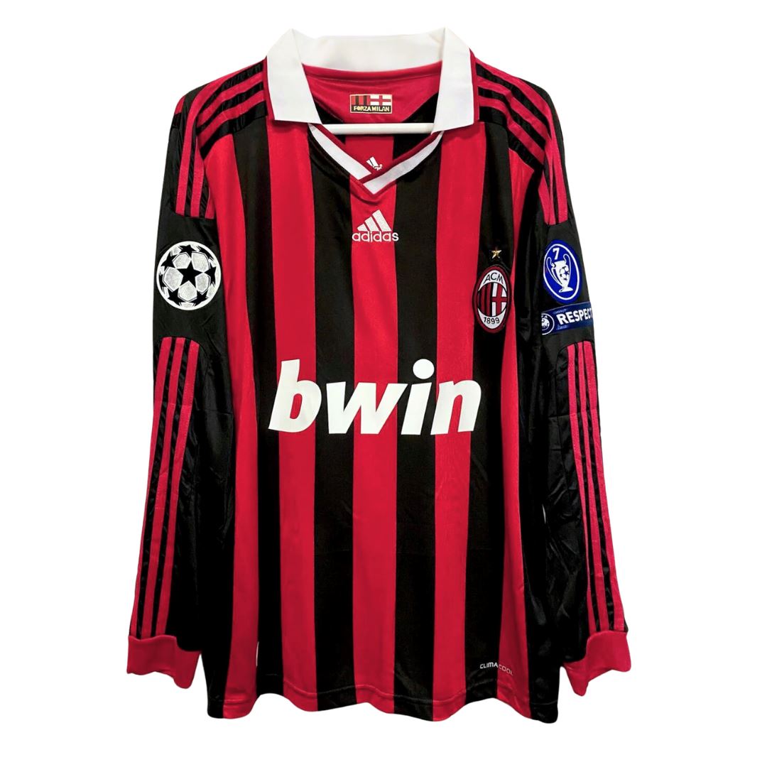 2009/10 AC Milan Home Jersey Long Sleeve
