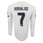 2016 Real Madrid Home Shirt UCL Final L/Sleeve Ronaldo 7