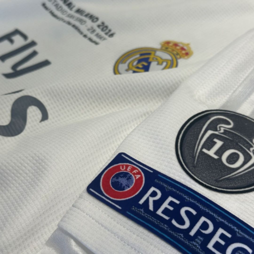 2016 Real Madrid Home Shirt UCL Final L/Sleeve Ronaldo 7