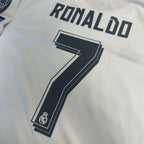 2016 Real Madrid Home Shirt UCL Final L/Sleeve Ronaldo 7