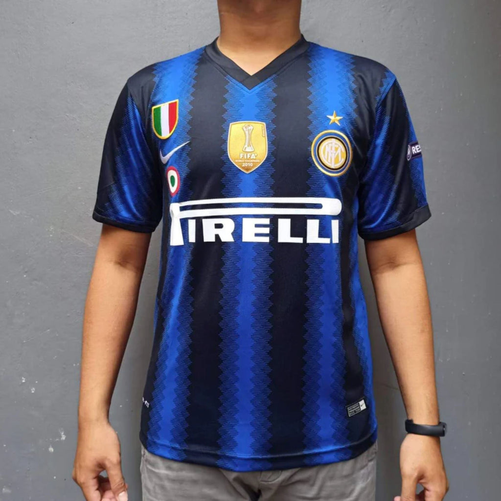 2010/11 Inter Milan Home Jersey with full patches