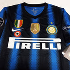 2010/11 Inter Milan Home Jersey with full patches