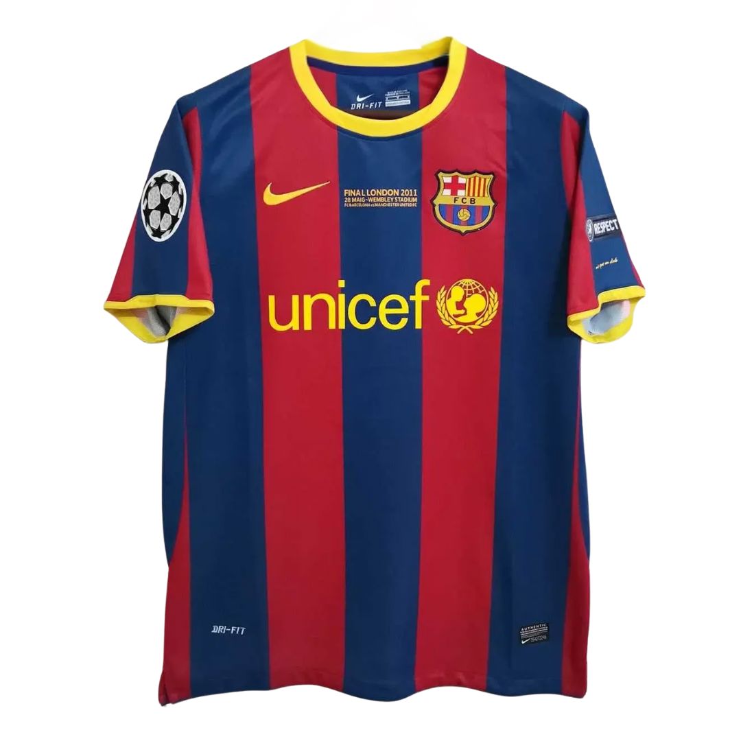 Barcelona FC 2010/11 Champions League Final Jersey Messi 10