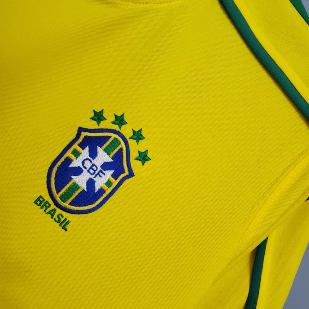 1998 Brazil Home Jersey Ronaldo 9