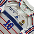 France 1998 World Cup Away Jersey Zidane 10