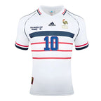 France 1998 World Cup Away Jersey Zidane 10