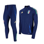 Italy FIGC Navy Quarter Zip Drill Tracksuit 24/25