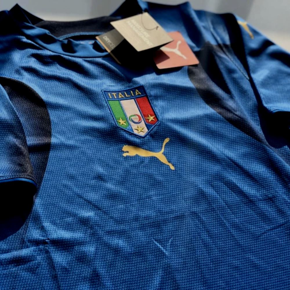 Italy 2006 Home Jersey Kids Retro Edition
