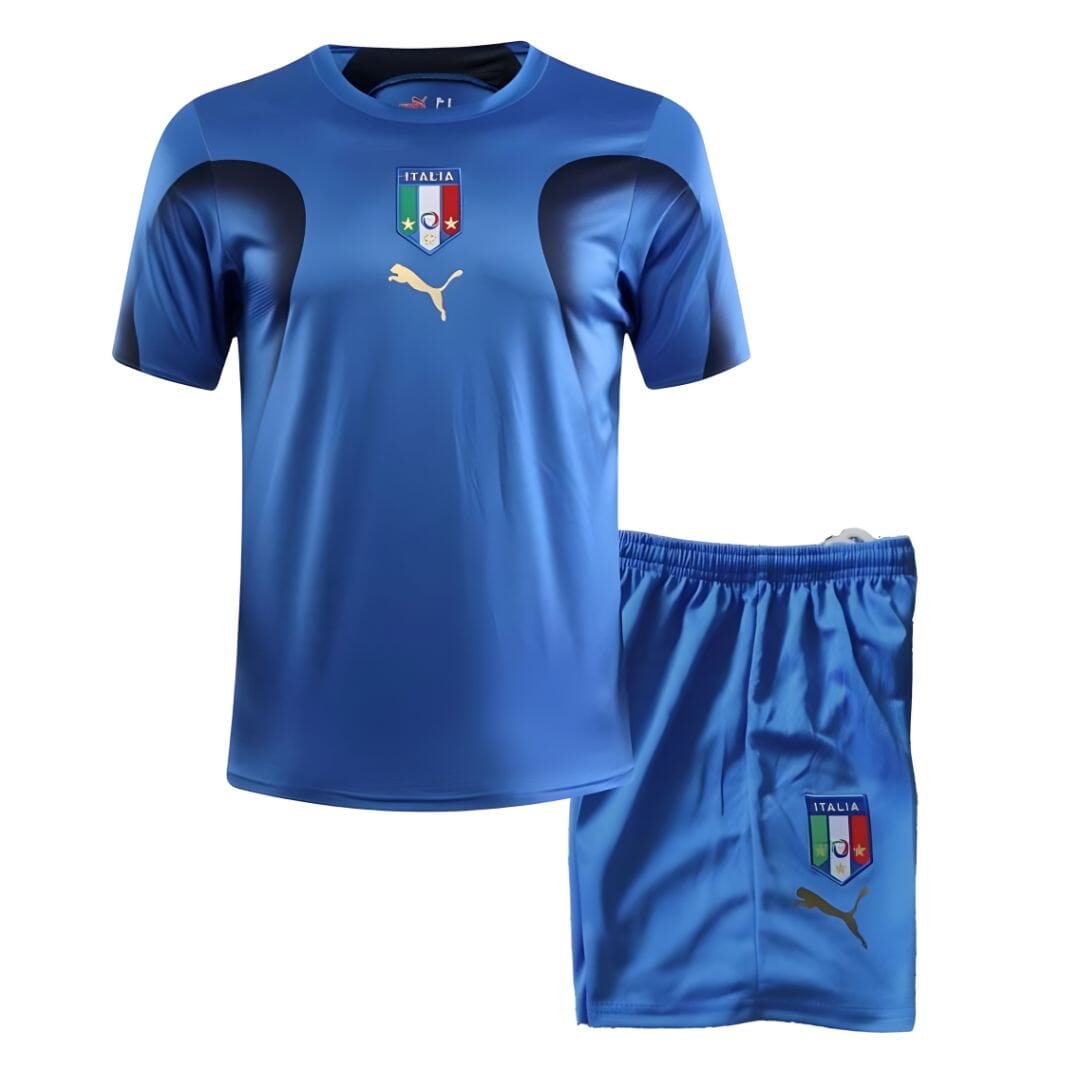 Italy 2006 Home Jersey Kids Retro Edition