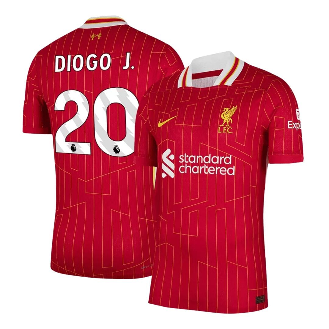 Liverpool FC 2025 Home Jersey – DIOGO.J #20 Tribute Edition