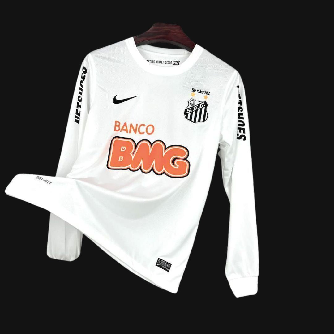 Neymar Jr. Santos FC Home Jersey 2011/12 Long Sleeve