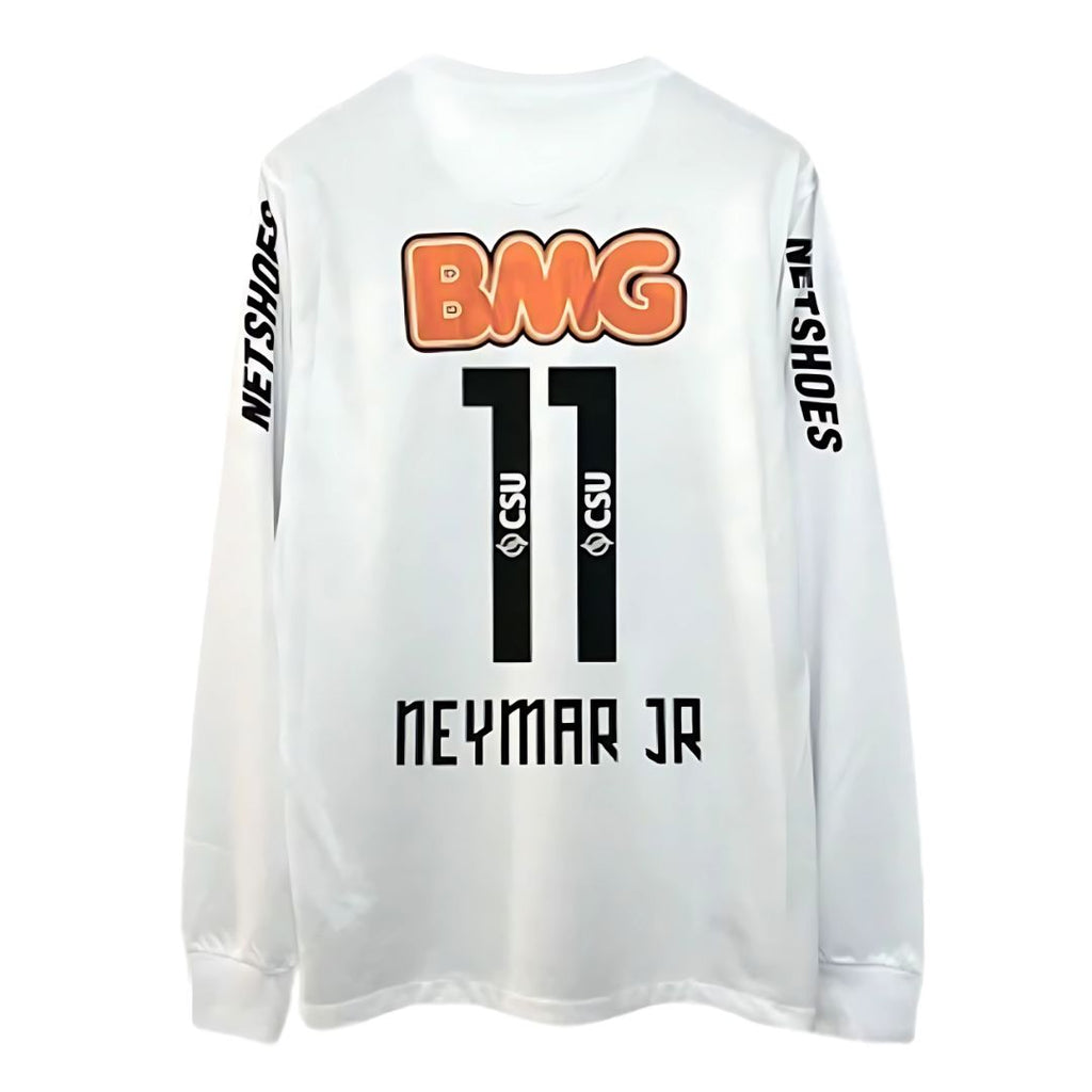 Neymar Jr. Santos FC Home Jersey 2011/12 Long Sleeve