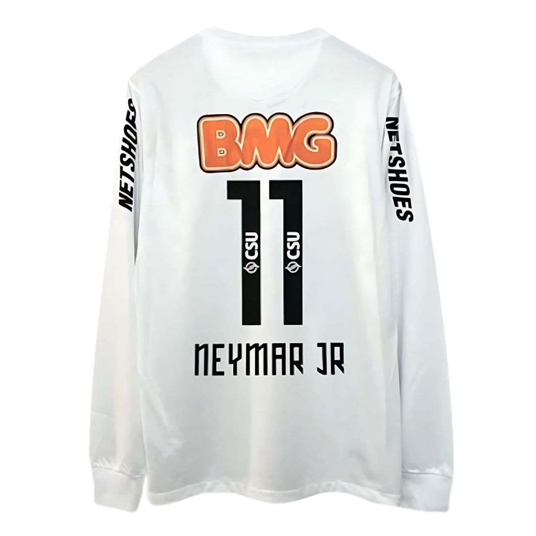 Neymar Jr. Santos FC Home Jersey 2011/12 Long Sleeve