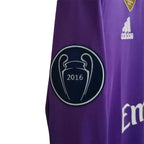 REAL MADRID 2016/17 AWAY CARDIFF FINAL JERSEY L/ SLEEVE RONALDO 7