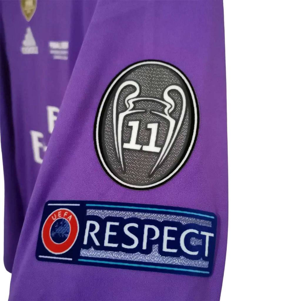 REAL MADRID 2016/17 AWAY CARDIFF FINAL JERSEY L/ SLEEVE RONALDO 7