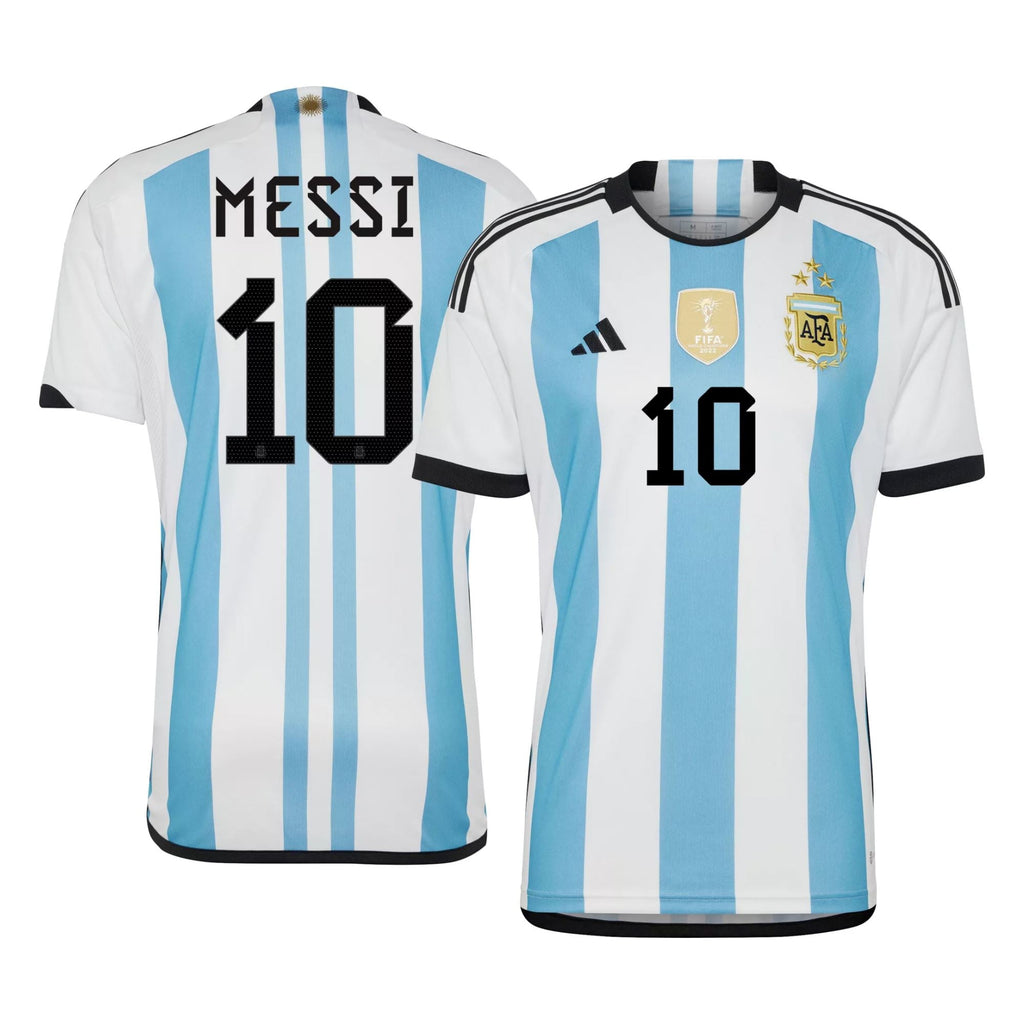 Argentina World Cup Winners Jersey 22/23 Messi #10