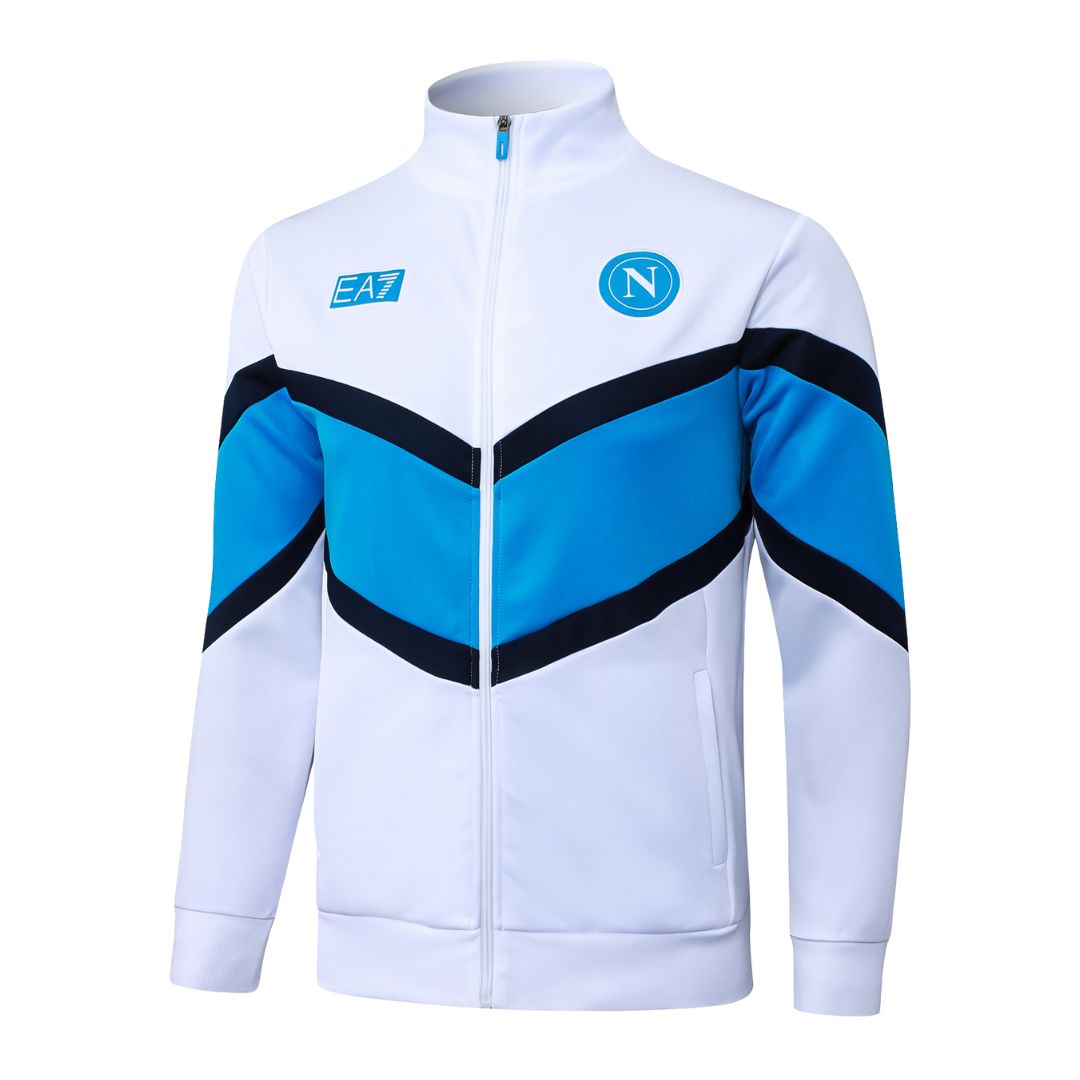 SSC NAPOLI TRACKSUIT 25/26 WHITE